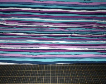 Stof Denmark. Avalana Velvet Abstract Stripe KNIT