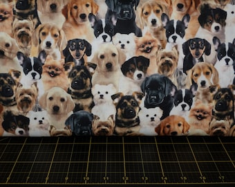 Tesoros atemporales. Amor de cachorro. Cachorros realistas empaquetados multi IMPRESO DIGITALMENTE