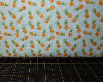 Oasis Fabrics. Pineapple Turquoise. - Choose your cut.