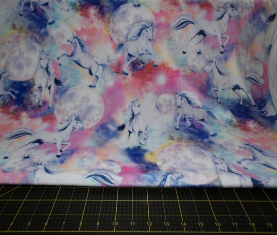 Shannon Einhorn Skies Vivid DIGITAL MINKY 58/60 zoll breit