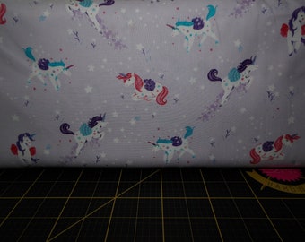 Studio E. Unicorn Kisses. Unicorn Tossed Allover Lilac