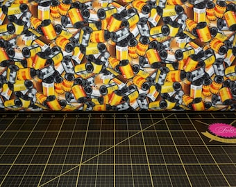 Benartex. Times of Your Life. Film Toss - retro style camera fabric