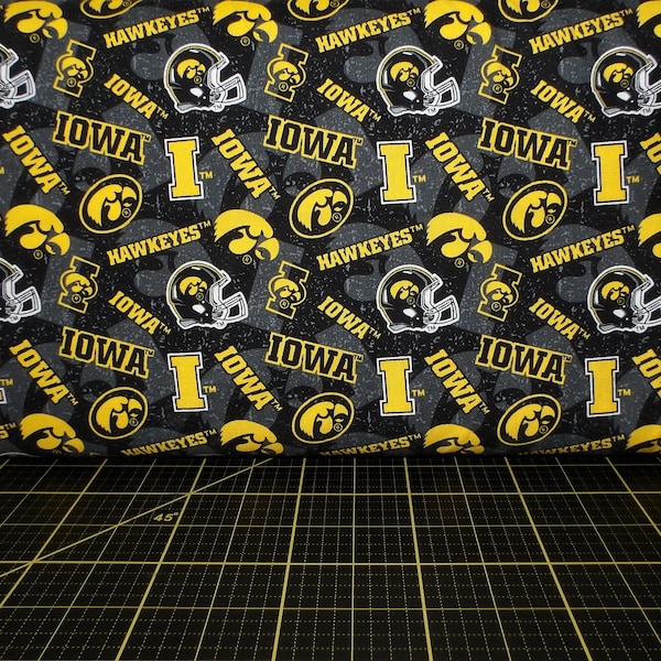 Sykel Enterprises. NCAA Iowa Hawkeyes Tone - College Sports Fabric for the Iowa Hawkeyes