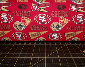 Fabric Traditions. NFL San Francisco 49ers Logo 44/45 inch