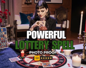 Powerful Lottery Spell, Personalized Luck Ritual with Tarot Reading to Attract Wealth, Winning Energy, Prosperity & Financial Abundance