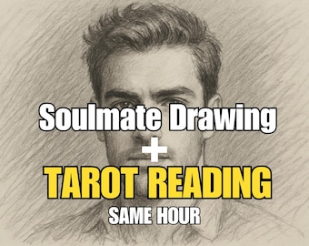 Soulmate Drawing and Tarot Reading, Same Day, Draw My Soulmate, Your Future Husband Wife, Soulmate Reading, Psychic Reading, Fast Delivery