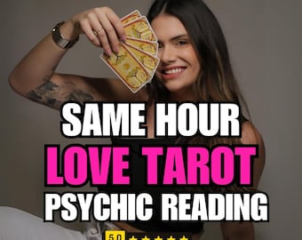 Lectura profunda del tarot del amor / Guía para relaciones, conocimiento de llamas gemelas y almas gemelas / Lectura psíquica precisa, rápida y con orientación intuitiva