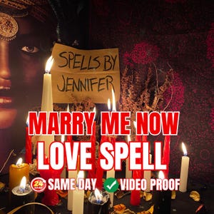 Marry Me Now Love Spell • Fast Commitment • Marriage Proposal • Make Him Choose You • Loyal Devotion • Serious Relationship Bonding Forever