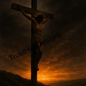 The Crucifixion – Christian Wall Art of Jesus on the Cross