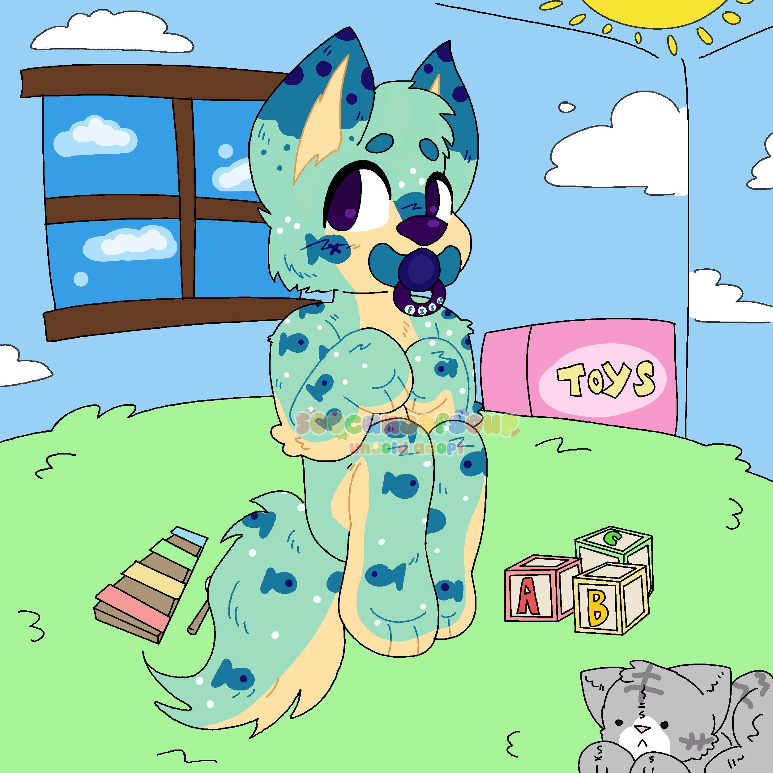 Pacifier Base Deviantart Pacifier Furry Base // Agere, Babyfur, Digital Art, PSD and .clip Files ...