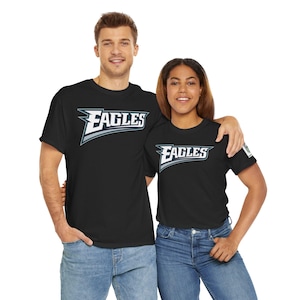 Eagles Graphic Tee, Unisex Heavy Cotton T-Shirt, Sports Fan Apparel, Birthday Gift, Casual Wear, Game Day Outfit, Team Spirit Shirt