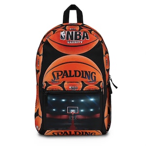 NBA Basketball Backpack, Sporty Bag for Athletes, Basketball Gifts for Fans, Back to School, Travel Gear, Unique Sports Bag