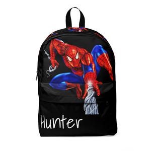 Spiderman Backpack: Kids&#39; Comic Book School Bag - Personalized