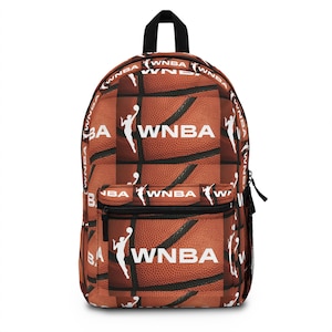 WNBA Basketball Backpack - Sporty Tote for Athletes, School, Gym, Travel, Gift for Basketball Fans