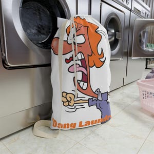 Funny Laundry Bag for Home, Laundry Day Humor, Gift for College Students, Laundry Storage Solution, Cute Laundry Accessories, Laundry Tote