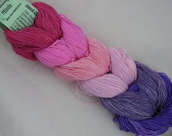 Yarn Yummy Minis 168 Superwash Merino Hand Dyed Sock Yarn
