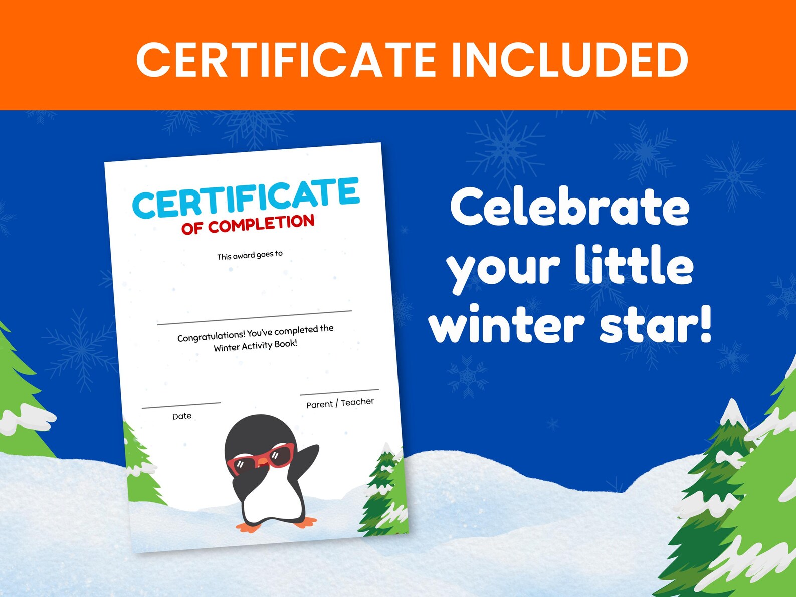 Winter Activity Pack for Kids | 50+ Printable Worksheets for Toddlers ...