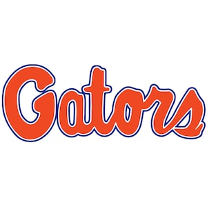 Gators Svg File , Layered Svg Gators Font, Gators Digital File, Cricut for Svg File Gators, Personalization Gators File