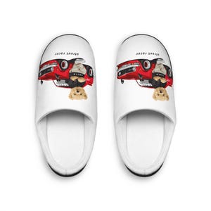 Cozy Cartoon Slippers for Men, Funny Indoor Footwear, Cute Dog Design, Gifts for Him, Pet Lovers Slippers
