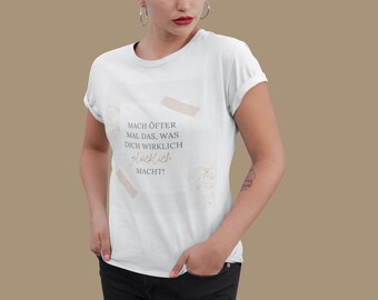 Camiseta Visionaria para Mujer, Camiseta Motivacional de Algodón, Camiseta con Gráficos, Regalo para Mujeres Creativas, Moda Casual