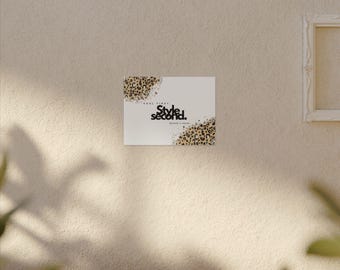 Statement wall art on canvas, modern motivational decoration for women, living room, gift idea, inspirational art print