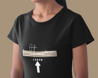Women's T-Shirt – Minimalist Cotton Statement Shirt | Inspirational Graphic Tee | Gift Idea for Women & Summer Outfit