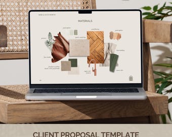 Interior Designer Client Proposal Template | Project Presentation | Canva Template | Editable | Digital Download