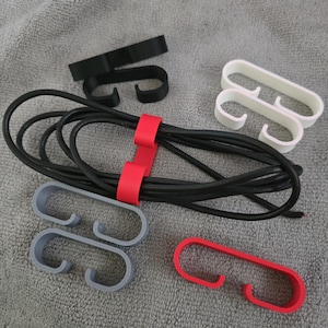3D Printed Cable Clips Organiser: Minimalist Desk Wire Management