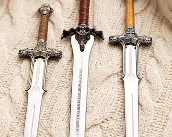 Handgemaakte Conan The Barbarian Atlantean Sword Replica, Viking Sword, Cosplay Prop Display, cadeau voor hem