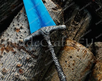 Handgemaakte replica van Dark Moon Greatsword | Volledig metalen Elden-ring geïnspireerd maanlichtzwaard | Fantasie middeleeuws displayzwaard | Cadeau voor hem