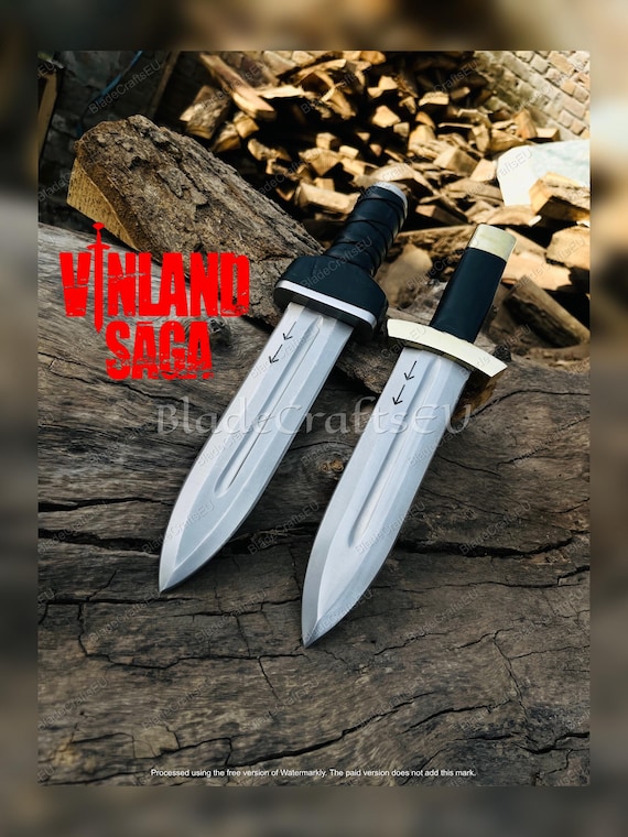 Handmade Thorfinn Dagger: Vinland Saga Anime D2 Steel Replica