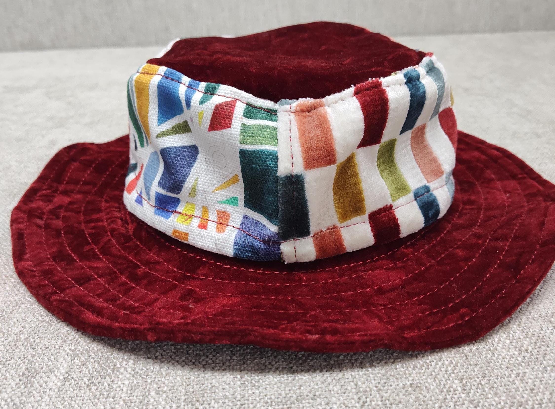 Velvet Patchwork Quilted Reversable Hat Bucket hats but make it ✨PATCHWORK✨ You can safely say we  main image 3