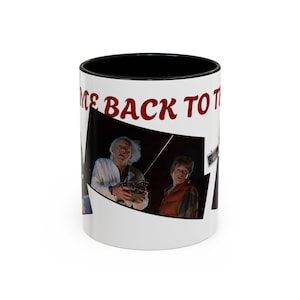 Retro Nostalgie Kaffeetasse, 80er Jahre Vintage Geschenk, Zurück in die Zukunft Fantasse, Film Erinnerungstasse, Einzigartige Kaffeetasse