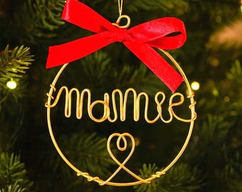 Christmas ball "Grandma", Christmas decoration, garland, Christmas gift
