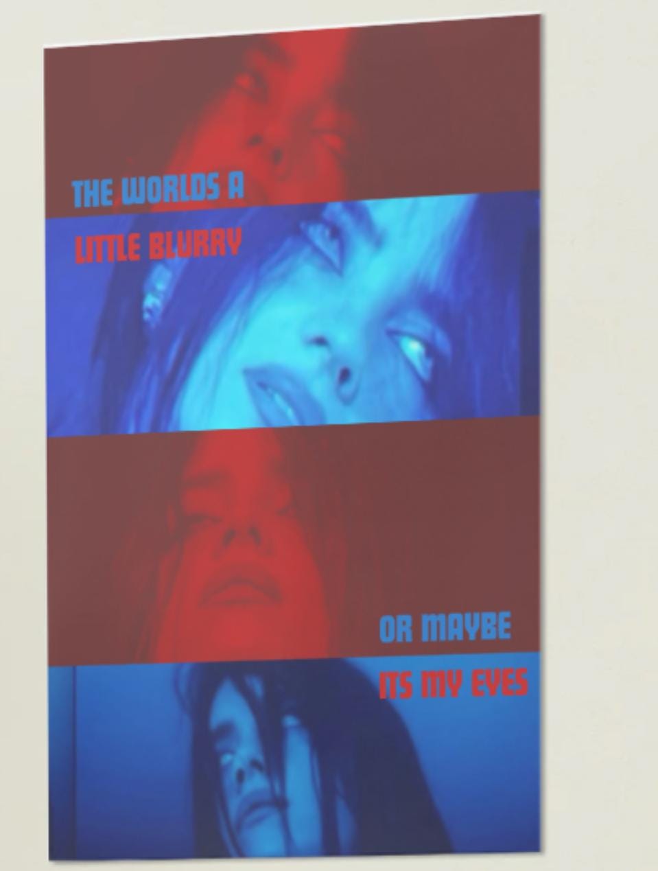 Discover Billie Eillish Singer Poster, Gift For Fan