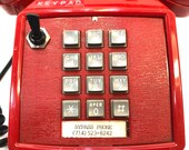 Vintage Circuitbent Microphone Harmonica Mic Telephone hot rod red Tremolo Effect the Bat Phone