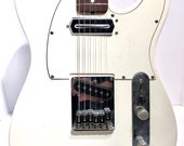 Cute Junky Vintage White Custom Tele with Vintage Vibe Charlie Christian Pickup coodercaster