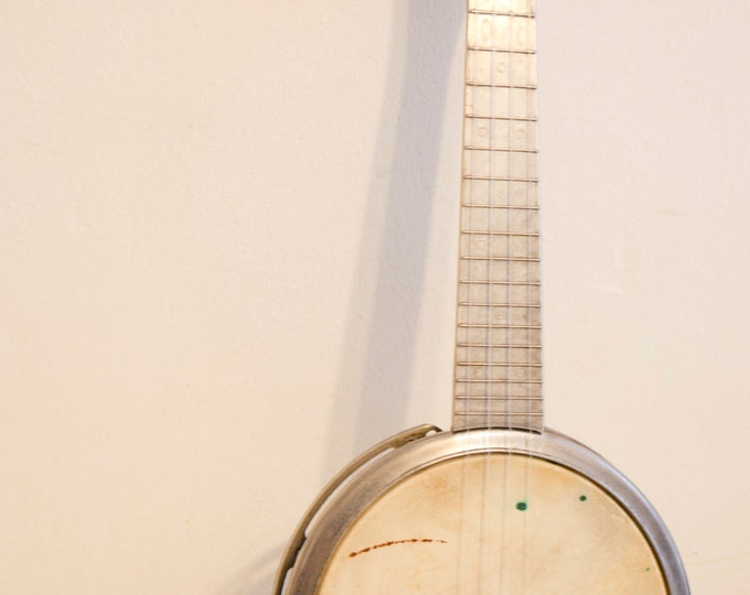 Vintage Machine Age Chrome Dixie Banjo Ukulele Uke Etsy