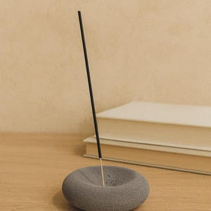 Minimalistischer Räucherstäbchenhalter | Keramik Ritualtablett | Boho Altar Dekoration