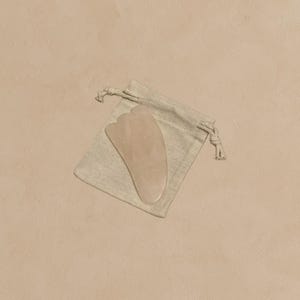 Rose Quartz Gua Sha | Facial Massage Tool | Glow & Self-Love Ritual