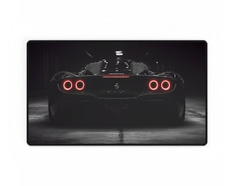 Rear View Sports Car Desk Mat | Racing Car Mouse Pad