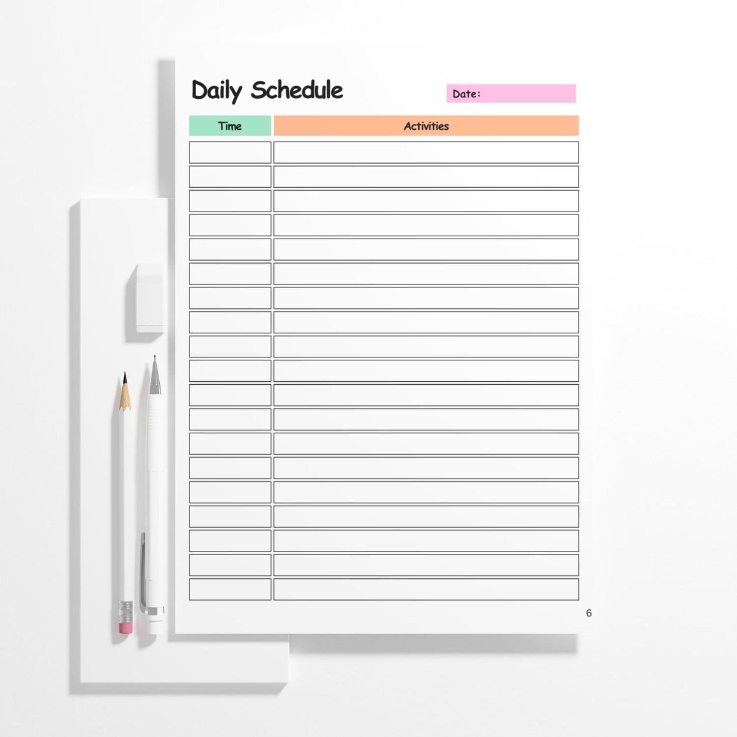 Printable ADHD School Planner: Student Organizer (PDF) - Etsy