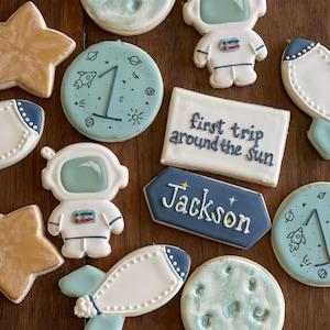 First Trip Around the Sun - Custom Cookies - First Birthday