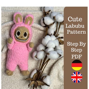 Labubu Crochet Pattern: Amigurumi Doll DIY Tutorial (PDF Download)