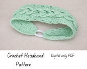 Braided Crochet Headband Pattern PDF | Toddler & Child Headband | Easy Cable  | Hair Accessory