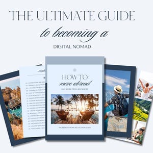 Remote Work Relocation Guide PDF | How to Move Abroad & Work From Anywhere | Digital Nomad Moving Abroad Planner