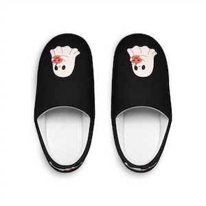 Cozy Ghost Slippers: Women's Flannel Fleece Indoor Footwear