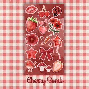 Cherry Bomb 4x6 Sticker Sheet