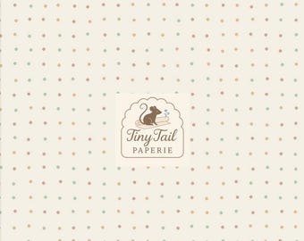 Polka Dot Maileg-Inspired Dollhouse Wallpaper – Printable PDF