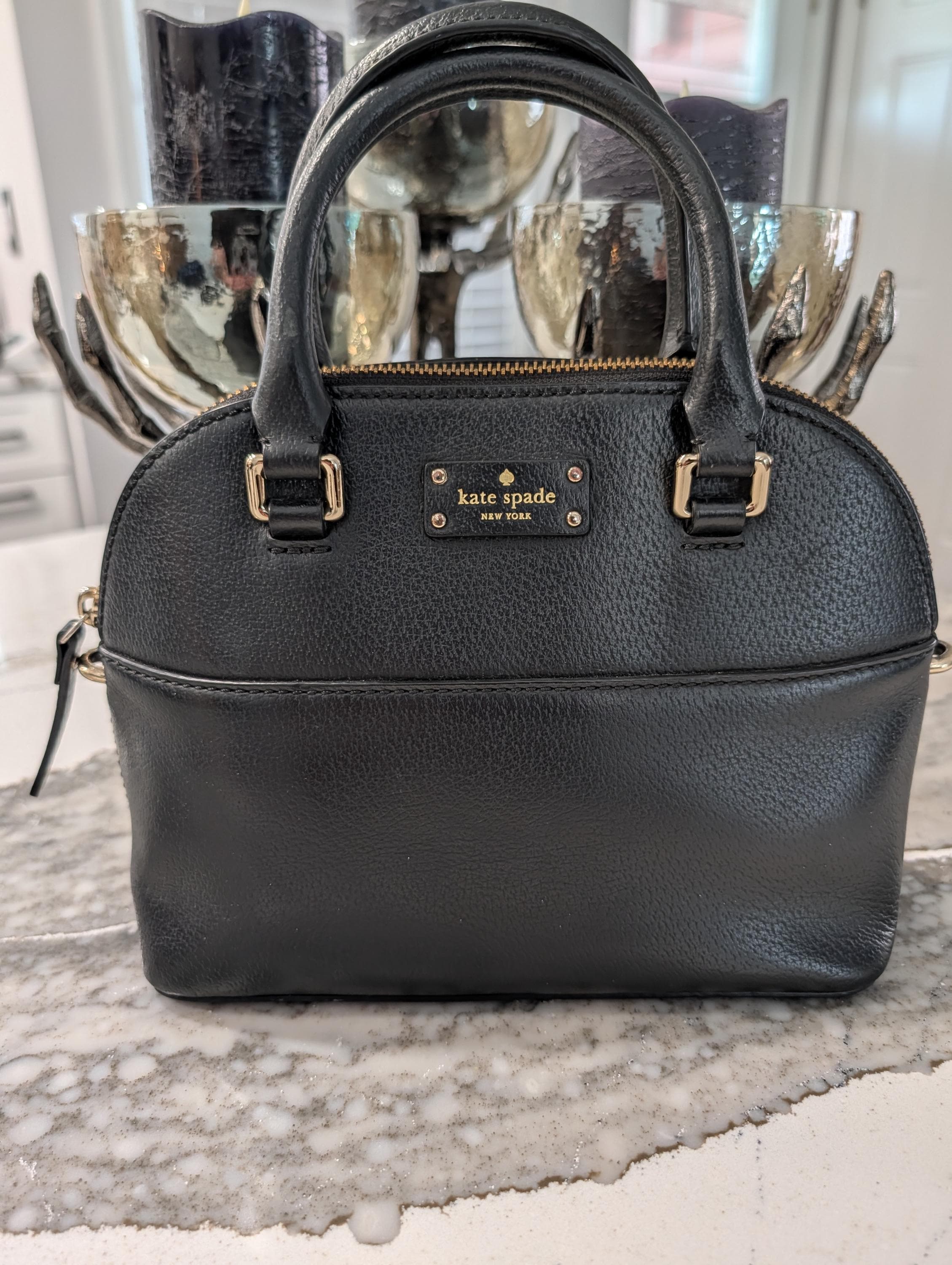 Kate Spade NY -Staci Dome Backpack-Black Leather-EUC A Kate for this, a Kate for that ♠️ @katespadeny This and  main image 4